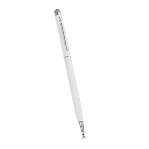 SEWACC Berühren Sie Handschriftenkondensatorstift Feiner Punkt Stiftstift Kapazitiver Eingabestift Telefonzubehör Telefon Eingabestift Kapazitiver Stift Telefonstifte Metall Weiß von SEWACC