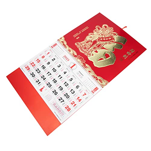 SEWACC Goldfolien Fu Charakterkalender Jahr Des Kaninchens Kalender 2023 Tageswandkalender Frühlingsfestkalender Hängekalender Organizer Wandkalender Heimdekoration Jahrespapier SEWACC Goldfolien Fu Charakterkalender Jahr Des Kaninchens Kalender 2023 Tageswandkalender Frühlingsfestkalender Hängekalender Organizer Wandkalender Heimdekoration Jahrespapier von SEWACC
