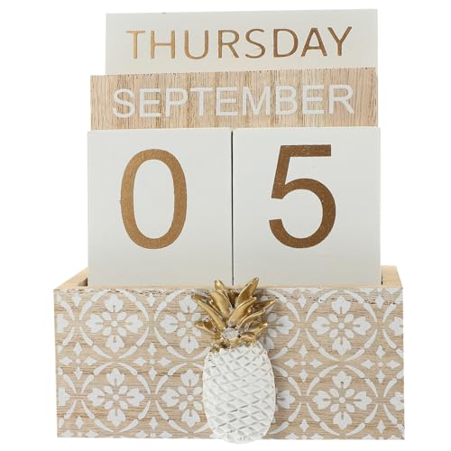SEWACC Kalenderblock Aus Holz Desktop-dekoration Blockkalender Für Den Schreibtisch Vintage Kalender Schreibtisch Kalender Wiederverwendbarer Tischkalender Hölzern SEWACC Kalenderblock Aus Holz Desktop-dekoration Blockkalender Für Den Schreibtisch Vintage Kalender Schreibtisch Kalender Wiederverwendbarer Tischkalender Hölzern von SEWACC