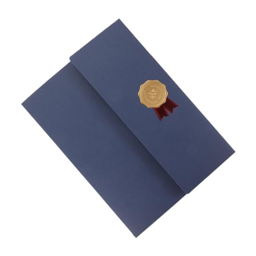 SEWACC Papier Auszeichnungshalter Zertifikatsschutzhülle Zertifikatshülle Papier Diplomhalter Zertifikatspapier Ordner Papier Zertifikatsumschlag Berichtshülle Papier von SEWACC