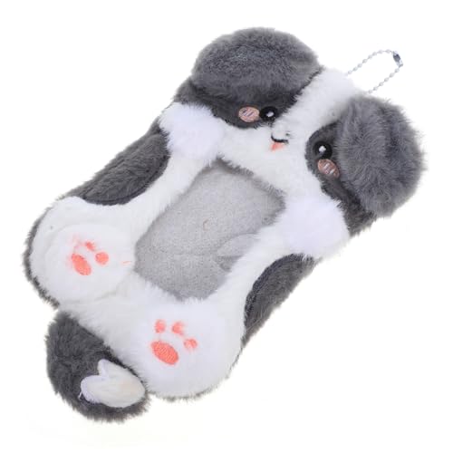 SEWACC Schlüsselanhänger Kartenhalter Kartenhüllen Halter Süßer Kpop Halter Schlüsselanhänger Fotokartenhalter Fotohalter Schlüsselanhänger Süßes Kartenetui Süßer Cartoon Halter Plüsch von SEWACC