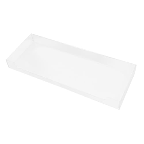 SEWACC Staubschutzhülle Für Desktop Tastatur Staubdicht Transparent Für Tastaturen Transparent Tastaturhülle Tastaturschutz Vor Katzen Klein Weiß Computertastatur Gaming von SEWACC