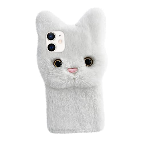 SEWACC Süße Katzen Telefonhülle Telefonhüllen Katzen Hülle Ästhetische Telefonhülle Flauschige Telefonhülle Schützende Telefonhülle Dekorative Telefonhülle Smartphone von SEWACC