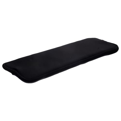 SEWACC Tastatur Aufbewahrungstasche Trageschutzhülle Gaming Neopren Reise Ergonomische Abdeckung Klein Weich Tragbar Computertastatur Tastaturtasche Tauchstoff Schwarz von SEWACC