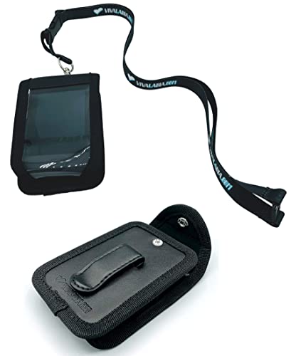 SEWAS Diabetic Care, Tasche mit Neckholder zum Umhängen passend für den DEXCOM G6 & G7 Touchscreen Empfänger, Umhängetasche mit Gürtelclip und Sichtfenster inkl. Umhängeband von SEWAS