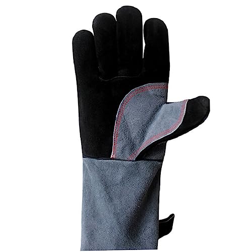 SEWOART Grillhandschuhe Hochwertigem Rindsleder Hitzebeständig Für Kamin Grill Backofen Und Schweißen Und Komfortabel Mit Baumwollfutter Für Bbq Und Gartenarbeit SEWOART Grillhandschuhe Hochwertigem Rindsleder Hitzebeständig Für Kamin Grill Backofen Und Schweißen Und Komfortabel Mit Baumwollfutter Für Bbq Und Gartenarbeit von SEWOART