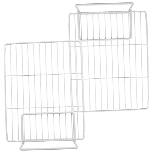SEWOART Teilung kühlschrank schublade teiler Kühlschrankteiler-Organizer Kühlschrank Organizer Kühlschrank-Organizer Gefrierversorgung Eisen-Organizer für Gefrierschrank Regalteiler Weiß von SEWOART