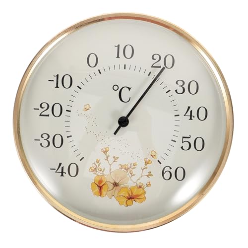 SEWOART Thermometer Gewächshaus Temperaturüberwachung Für Drinnen Für Gewächshaus Temperatur Genaues Fieberthermometer Beleuchtete Wanduhr Wandthermometer Mini-temperaturmesser Aluminium SEWOART Thermometer Gewächshaus Temperaturüberwachung Für Drinnen Für Gewächshaus Temperatur Genaues Fieberthermometer Beleuchtete Wanduhr Wandthermometer Mini-temperaturmesser Aluminium von SEWOART
