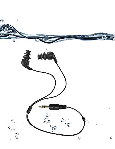 100% wasserdichter Schwimmkopfhörer (In-Ear) für Schwimmen, Laufen und alle Arten von Sport (PS: nur wasserfeste Kopfhörer ohne MP3-Player) (short) von SEWOBYE