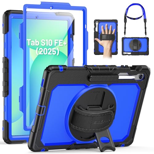 SEYMAC Schutzhülle für Samsung Galaxy Tab S10 FE+/ S10 FE Plus 5G 13,1 Zoll 2025, strapazierfähige, stoßfeste Schutzhülle mit Displayschutzfolie, Ständer, Hand-/Schultergurt und Stifthalter SEYMAC Schutzhülle für Samsung Galaxy Tab S10 FE+/ S10 FE Plus 5G 13,1 Zoll 2025, strapazierfähige, stoßfeste Schutzhülle mit Displayschutzfolie, Ständer, Hand-/Schultergurt und Stifthalter von SEYMAC