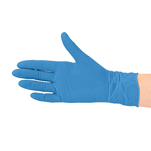 SF Vinyl "Stretch" Untersuchungshandschuhe unsterile puderfrei Blau, Größe L, 10x100 St./Box von SF Medical Products GmbH
