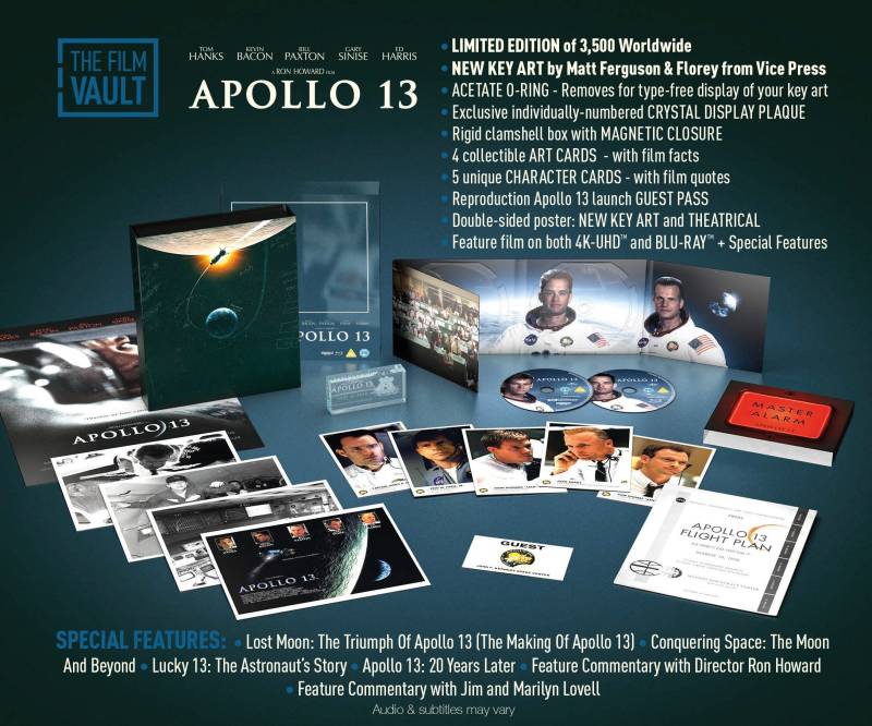 Apollo 13 4K UHD bluray (Film vault boxset LIMITED EDITION) von SF Studios
