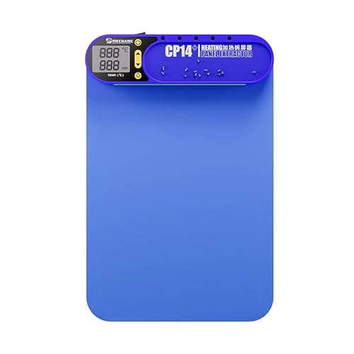 LCD-Bildschirm-Heizkissen für Smartphone und iPad, LCD-Bildschirm, Trennmaschine, Reparaturwerkzeuge, Heizplatte, doppellagiges Silikon (CP14+) von SFDER