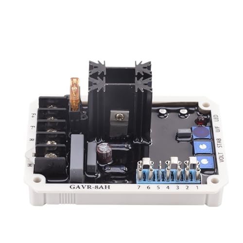 GAVR-8A AVR Generator Automatisches Spannungsreglermodul Universeller bürstenloser Dieselgenerator-Leistungsstabilisator 8A(Orange) von SFTSVFEO