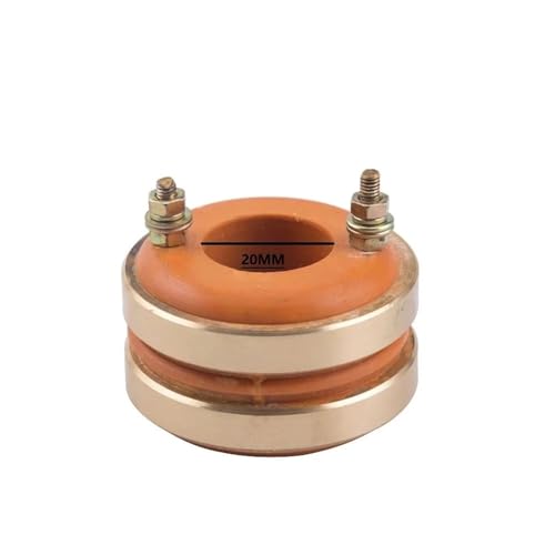 SFTSVFEO 2-Wege-Generator, Kupferring, Kohlenstoffhalter, leitfähiger Schleifring, Kollektor, Innendurchmesser 20 mm, 25 mm, 35 mm(25MM Assembly) von SFTSVFEO