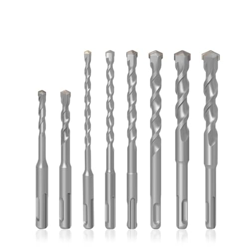 350-500 mm SDS PULS Elektro Schlagbohrmaschine gerade Bohrmaschine Bohrer Wolframstahllegierung 1 Stück(22mm,450MM_ROUND) von SFYMORHE