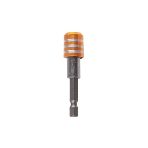 Adapter für elektrische Bohrmaschine mit 1/4 Zoll Sechskantschaft ohne Bithalter für 60 mm Magnetschraubendreher, 1 Stück(Gold) von SFYMORHE