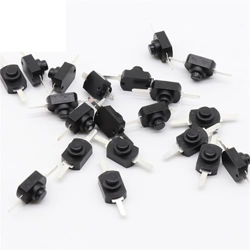 DC 30 V 1A Schwarz Ein Aus Mini Druckschalter for Taschenlampe 20 Stücke DC 30 V 1A Schwarz Ein Aus Mini Druckschalter for Taschenlampe 20 Stücke von SFYMORHE