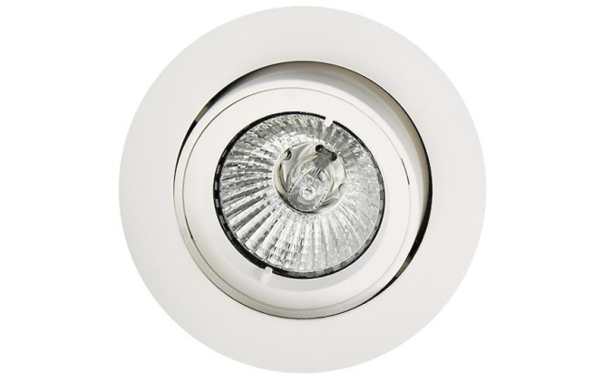SGL Einbaustrahler Jupiter IP23 921910 GU10 50W DA83mm D94mm weiss matt von SG Leuchten GmbH