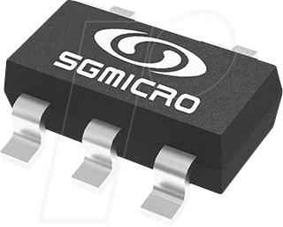 SGM721XN5/TR - 1-fach Rail-to-Rail-CMOS-OP, 2,1 - 5,5V, 11MHz, 8,5 V/µs, SO-8 von SG MICRO