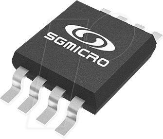 SGM722XS/TR - 2-fach Rail-to-Rail-CMOS-OP, 2,1 - 5,5V, 11MHz, 8,5 V/µs, SO-8 von SG MICRO