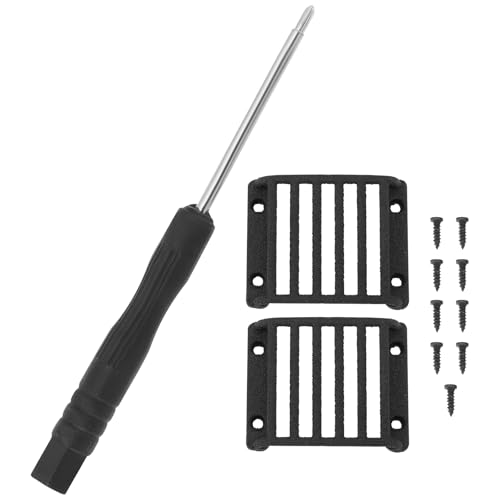 SG Store 2 STK RC-Scheinwerferschutz Nylon-Frontlicht-Abdeckungsgitter Kompatibel mit TRX4M Defender 1/18 RC-Auto 23,3 X 18,9 Mm mit Schrauben Und Schraubendreher Schwarz von SG Store