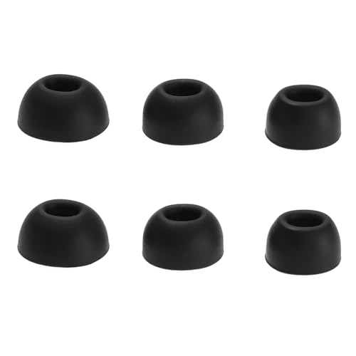 SG Store 3 Paar Ohrstöpsel Silikon-Ohrhörer Kompatibel mit JBL Tune 230NC TWS T230NC Ersatz-Ohrstöpsel Klein/mittel/groß 3 Größen Schwarz von SG Store