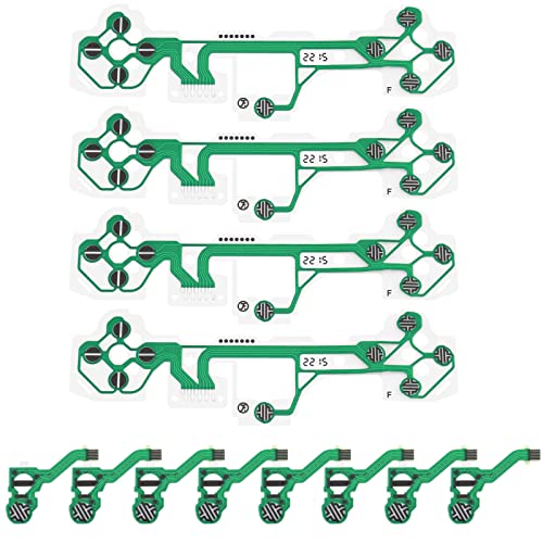 SG Store 4 Stück V2 Leitfähige Folienmembran Ersatz kompatibel mit PS5 FPC Flexible Flachbandkabel Elektronik Zubehör Grün SG Store 4 Stück V2 Leitfähige Folienmembran Ersatz kompatibel mit PS5 FPC Flexible Flachbandkabel Elektronik Zubehör Grün von SG Store