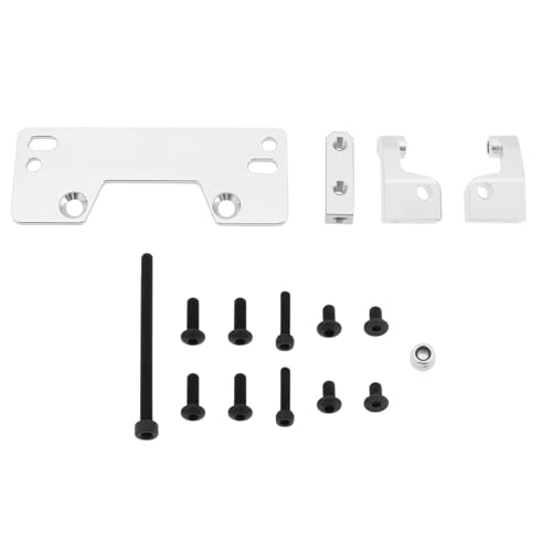 SG Store Servohalterung aus Metall, kompatibel mit Axial SCX10 II 90046 AR44 Achse RC Crawler Auto (Silber) von SG Store