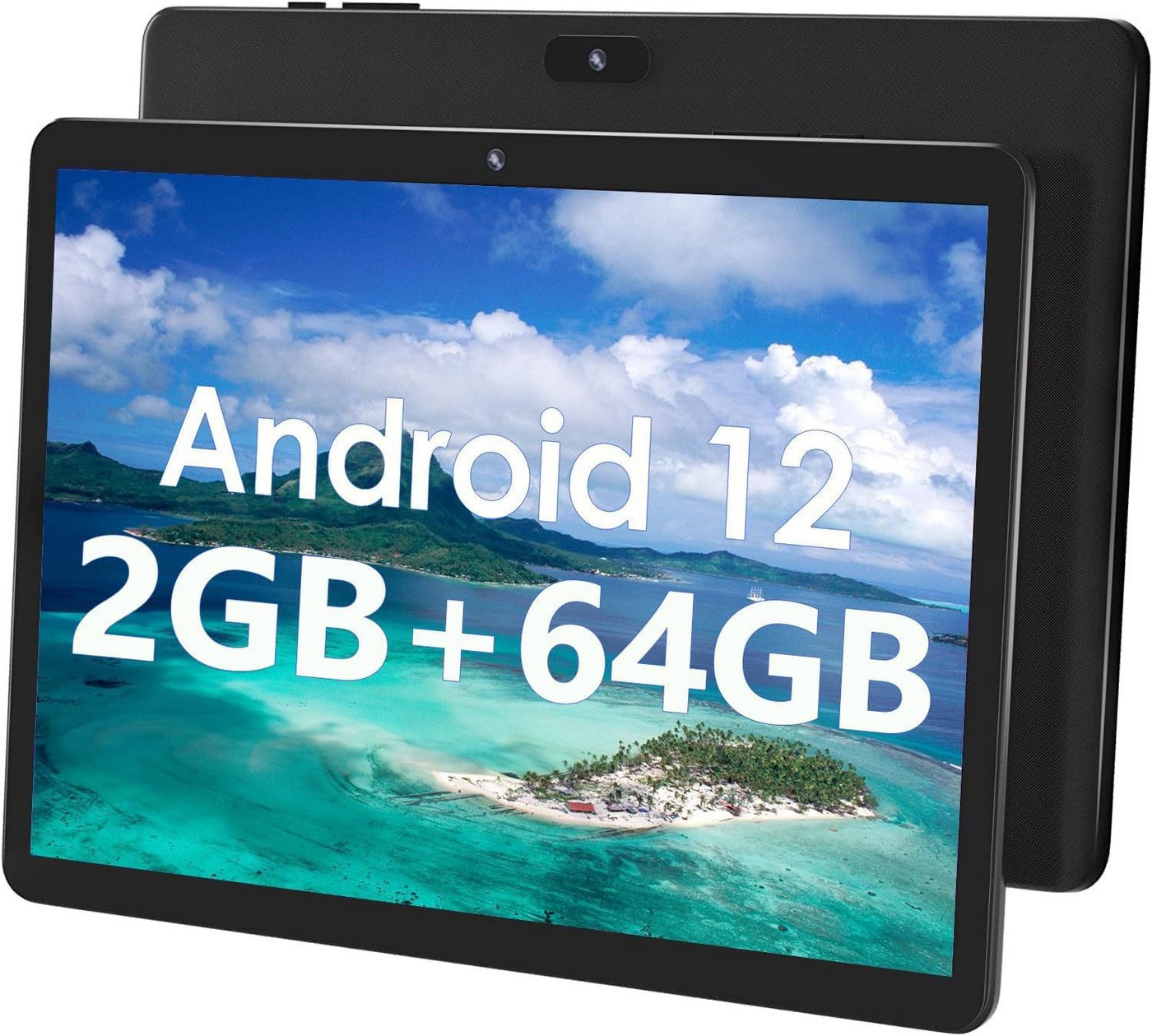 SGIN E10P Touchdisplay, 2GB RAM, IPS HD, 800x1280 Pixel, 2 MP+5 MP Kamera Tablet (10.1", 64 GB, Android 12, Bluetooth 5.0, 2 GHz WLAN, GPS, 5000 mAh, Dual-Lautsprecher) von SGIN