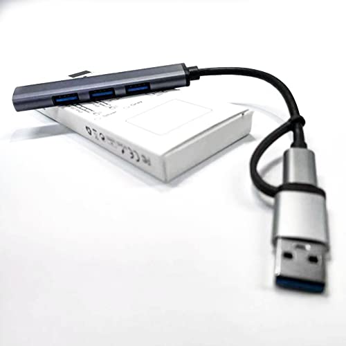 SGIN USB C Hub für Laptop, 5V/3A 4 Ports USB C auf USB Adapter, USB C Adapter, USB Hub Multiport Adapter mit USB C Ports für Laptop, Chromebook, MacBook von SGIN