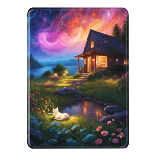 Hülle für Kindle 2022 11. Generation Hülle Flip Leder Silikon Weich Hülle Auto Aufwachen oder Schlafen Magnetisch TPU Dünn Case Innenhof Buchhandlung Paar Schreibtischlampe Katze Muster Hülle (2) Hülle für Kindle 2022 11. Generation Hülle Flip Leder Silikon Weich Hülle Auto Aufwachen oder Schlafen Magnetisch TPU Dünn Case Innenhof Buchhandlung Paar Schreibtischlampe Katze Muster Hülle (2) von SGKITM