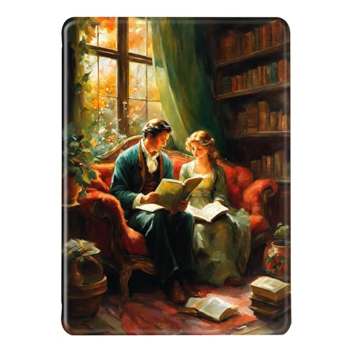 Hülle für Kindle 2022 11. Generation Hülle Flip Leder Silikon Weich Hülle Auto Aufwachen oder Schlafen Magnetisch TPU Dünn Case Innenhof Buchhandlung Paar Schreibtischlampe Katze Muster Hülle (7) Hülle für Kindle 2022 11. Generation Hülle Flip Leder Silikon Weich Hülle Auto Aufwachen oder Schlafen Magnetisch TPU Dünn Case Innenhof Buchhandlung Paar Schreibtischlampe Katze Muster Hülle (7) von SGKITM