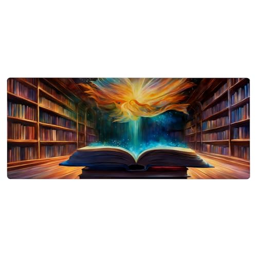 Mauspad aus Tuch + Naturkautschuk Anglebige Materialien 800 x 300 x 3mm Vernähte Kanten Wasserdichte Rutschfest Tragbar Rechteck Mauspads Computertisch Muster Mouse Pad für Gaming, Zuhause, Büro (02) Mauspad aus Tuch + Naturkautschuk Anglebige Materialien 800 x 300 x 3mm Vernähte Kanten Wasserdichte Rutschfest Tragbar Rechteck Mauspads Computertisch Muster Mouse Pad für Gaming, Zuhause, Büro (02) von SGKITM