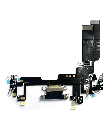 Flexkabel Ladebuchse USB für iPhone Serie 14. USB Docking Port, Mikrofon. (in schwarz) (Für iPhone 14) von SGV