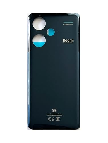 SGV Akkudeckel für Xiaomi Redmi Note 13 Pro Plus. Backcover, Rückseite. (Schwarz) von SGV