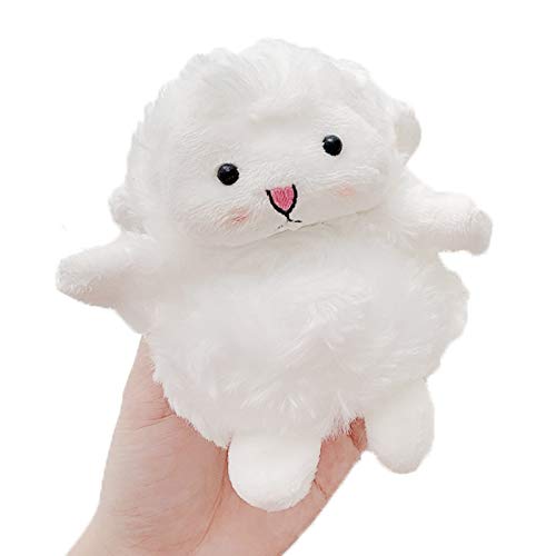 SGVAHY Flauschige Hülle, kompatibel mit Airpods 1 & 2, süßes Schaf, weiches Fellpelz, Kawaii, lustig, coole Mini-Airpods-Hülle mit Schlüsselanhänger, kabellose Ladebox, Airpods 1 & 2 (Schaf) SGVAHY Flauschige Hülle, kompatibel mit Airpods 1 & 2, süßes Schaf, weiches Fellpelz, Kawaii, lustig, coole Mini-Airpods-Hülle mit Schlüsselanhänger, kabellose Ladebox, Airpods 1 & 2 (Schaf) von SGVAHY