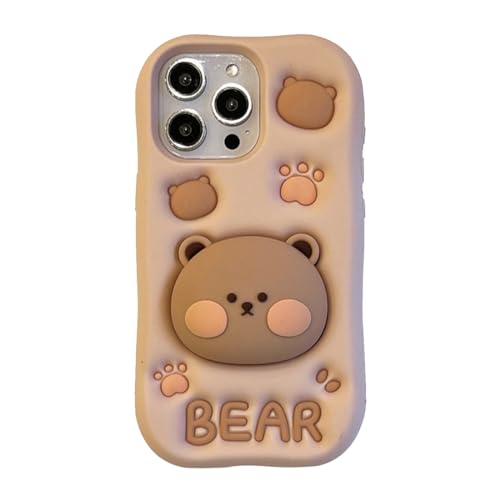 SGVAHY Schutzhülle für iPhone 11, niedlich, Kawaii, 3D, Cartoon, Bär, aus weichem Silikon, stoßfest, Schutzhülle für Kinder, Mädchen SGVAHY Schutzhülle für iPhone 11, niedlich, Kawaii, 3D, Cartoon, Bär, aus weichem Silikon, stoßfest, Schutzhülle für Kinder, Mädchen von SGVAHY