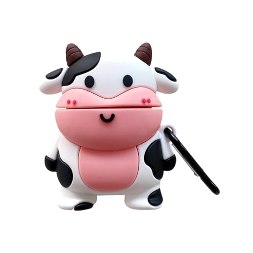 SGVAHY Hülle für Airpods 3 Hülle, niedliche Airpod-Hülle mit Schlüsselanhänger, Kuh, lustige Airpods 3 Generation, kabellose Ladebox, Kawaii, weiches Silikon, Mini-Schutzhülle, Airpod-Hülle für SGVAHY Hülle für Airpods 3 Hülle, niedliche Airpod-Hülle mit Schlüsselanhänger, Kuh, lustige Airpods 3 Generation, kabellose Ladebox, Kawaii, weiches Silikon, Mini-Schutzhülle, Airpod-Hülle für von SGVAHY