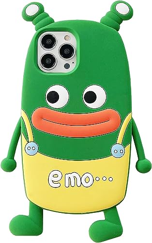 SGVAHY Kawaii Phone Cases Apply to iPhone 11 Pro Max, Cute Cartoon Frog Overalls Phone Case Unique Fun Cover Case 3D iPhone 11 Pro Max Case Soft Silicone Shockproof Cover for Women Girls von SGVAHY