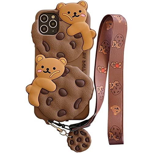 SGVAHY Handyhülle für iPhone 11, niedliche iPhone-Hülle mit Band, Schlüsselband, Schlüsselanhänger, Kawaii-Handyhüllen, lustig, weiches Silikon, stoßfest, Schutzhülle für iPhone 11, für Damen und SGVAHY Handyhülle für iPhone 11, niedliche iPhone-Hülle mit Band, Schlüsselband, Schlüsselanhänger, Kawaii-Handyhüllen, lustig, weiches Silikon, stoßfest, Schutzhülle für iPhone 11, für Damen und von SGVAHY