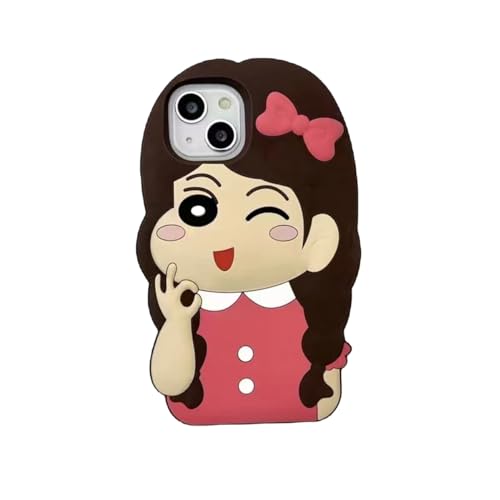 SGVAHY Schutzhülle für iPhone 15 Pro Max, lustig, niedlich, Kawaii-Cartoon-Schleife, Zopf, Mädchen, weiches Gummi, stoßfest, Schutzhülle für Frauen SGVAHY Schutzhülle für iPhone 15 Pro Max, lustig, niedlich, Kawaii-Cartoon-Schleife, Zopf, Mädchen, weiches Gummi, stoßfest, Schutzhülle für Frauen von SGVAHY