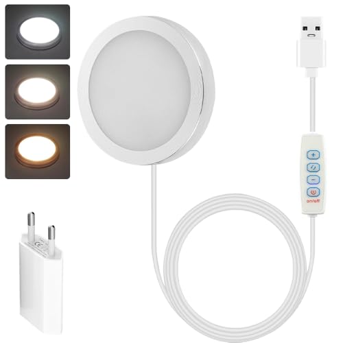 SGZIOO 3D-Drucker LED-Lampen-Kit, Drei Arten von weißem Licht, Zehn Zahnräder, Mit USB-Adapter, Nachtlicht Modelle 3D Druck Zubehör, 3D Printer LED Light Lighting für Lab A1/A1mini/P1S/P1P/X1C SGZIOO 3D-Drucker LED-Lampen-Kit, Drei Arten von weißem Licht, Zehn Zahnräder, Mit USB-Adapter, Nachtlicht Modelle 3D Druck Zubehör, 3D Printer LED Light Lighting für Lab A1/A1mini/P1S/P1P/X1C von SGZIOO