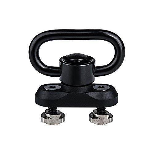 SGerste Taktischer Schwerlast-1,25 Sling Mount Druckknopf QD Sling Adapter Schienen Schnalle Gurt Ring von SGerste