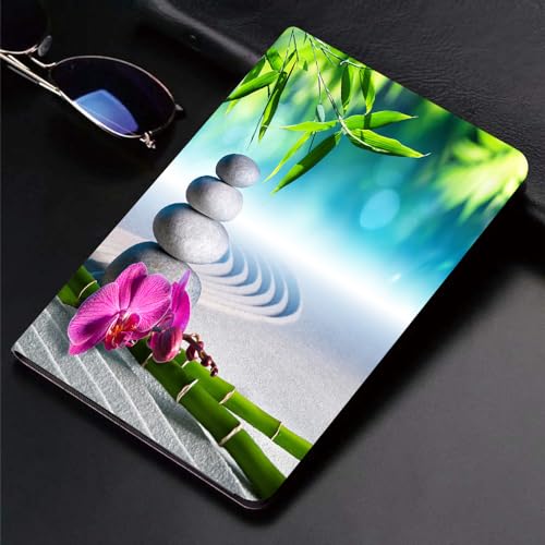 Hülle für kompatibel iPad 9./8./7.Hülle für 10.2,Sandorchidee und Massagesteine ​​im Zen Garden Sunny Day Meditation Yoga,Ultradünne Soft TPU Rückseite Abdeckung Schutzhülle mit von SHAARI