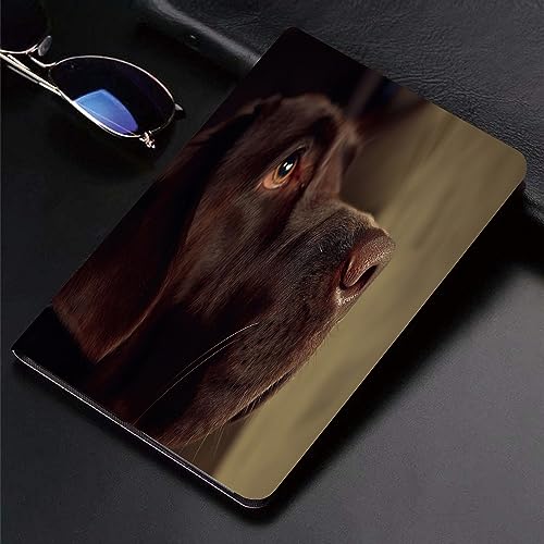 Hülle für kompatibel iPad 9./8./7.Hülle für 10.2,Schöner Labrador-Hundekopf,Ultradünne Soft TPU Rückseite Abdeckung Schutzhülle mit von SHAARI
