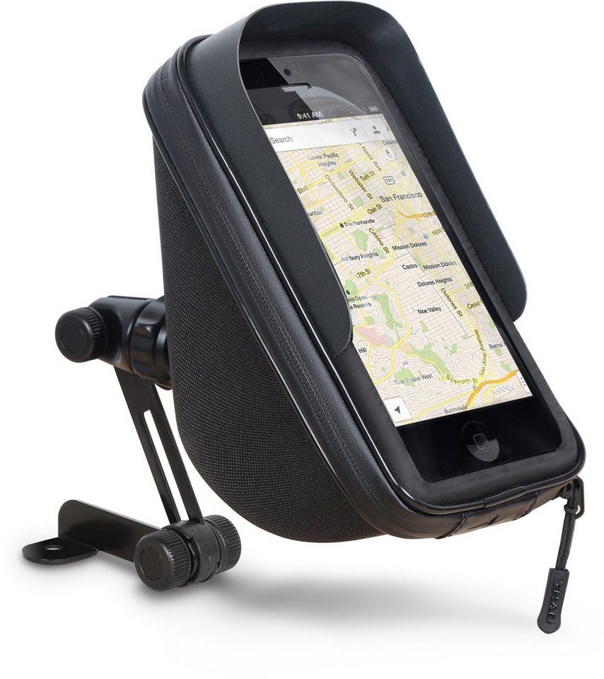 SHAD SMARTPHONE HOLDER 6,6" MIT POCKET 180 x 90 mm - MIRROR Handy-Halterung SHAD SMARTPHONE HOLDER 6,6" MIT POCKET 180 x 90 mm - MIRROR Handy-Halterung von SHAD
