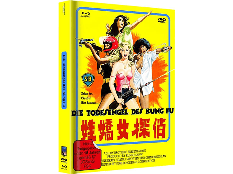 DIE TODESENGEL DES KUNG FU - Limitierte Edition Mediabook Cover B Blu-ray + DVD von SHAMROCK M