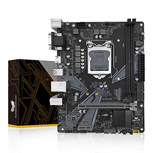 SHANGZHAOYUAN H510M PRO Mainboard LGA 1200 unterstützt Prozessoren der 10th und 11th Generation (Micro ATX Motherboard, Dual-Channel DDR4, SATA 6 Gbps/s, USB 3.0, NVME M.2, PCIe 3.0, Gigabit LAN) von SHANGZHAOYUAN