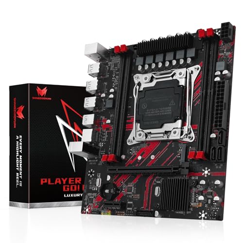 SHANGZHAOYUAN X99 PR8 Mainboard LGA 2011-3 Motherboard für Intel Xeon E5 V3 CPUs (Dual-Channel DDR3, NVME/NGFF M.2, SATA 3.0, USB 3.0, PCIe 3.0, Gb LAN) von SHANGZHAOYUAN